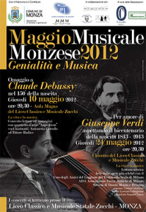 Maggio Musicale Monzese 2012, locandina
