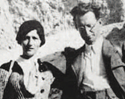 Alcide De Gasperi e Francesca Romani