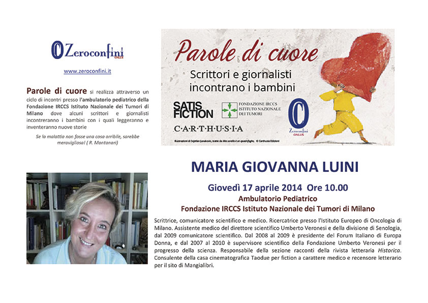 Parole di cuore - 17 aprile 2014 - Maria Giovanna Luini