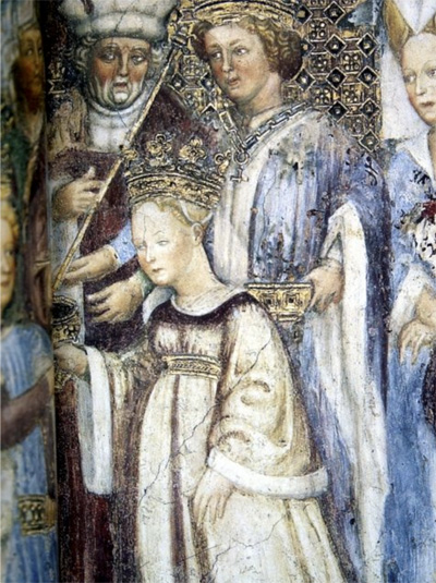 Regina Teodolinda, affresco Zavattari, Duomo di Monza